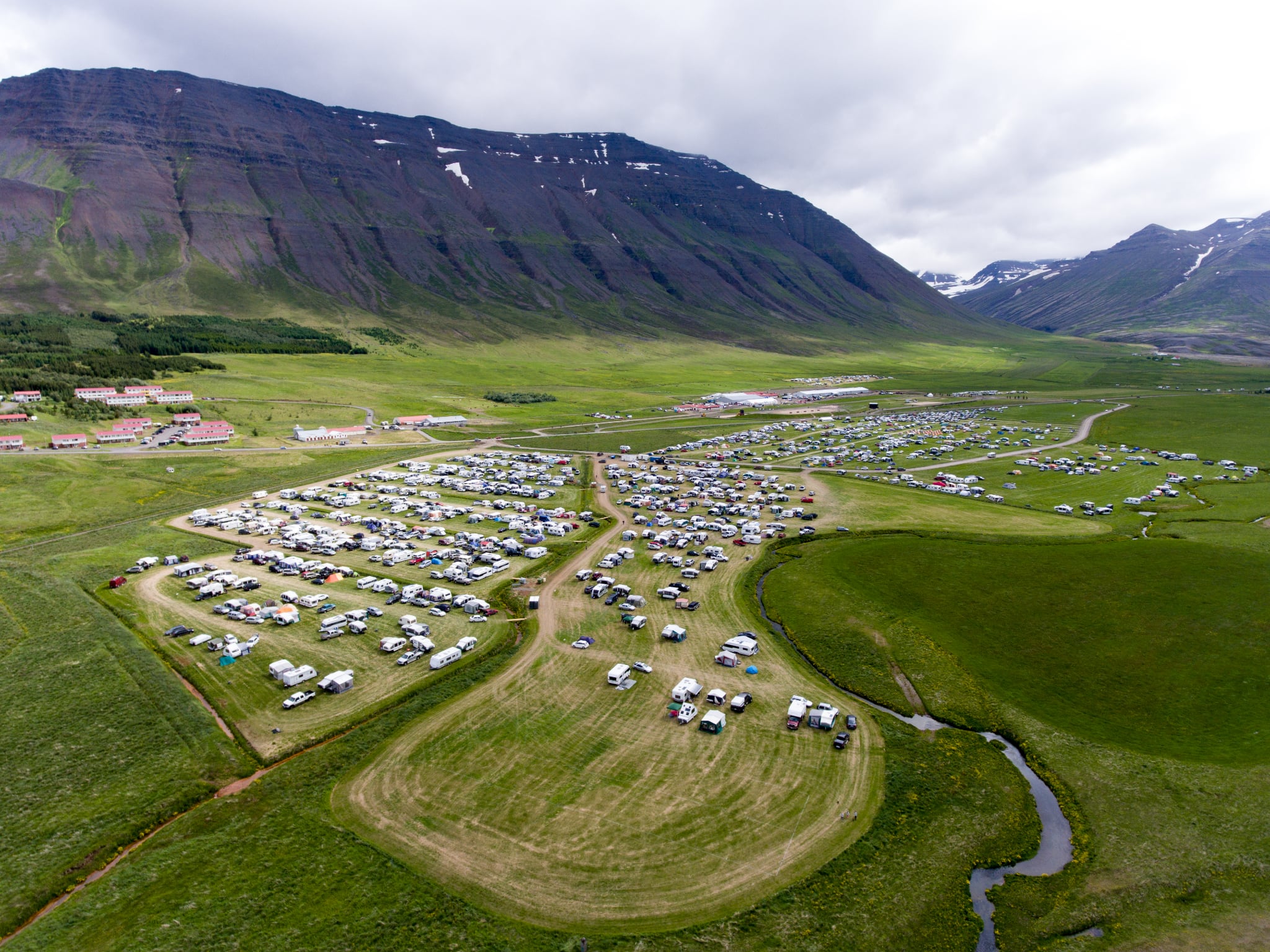 Tjaldsvæði yfirlitsmynd