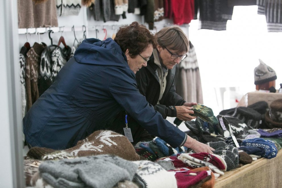 Lopapeysa is always to be found in the Market Village!