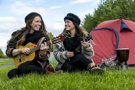 The tradition of camping at Landsmót