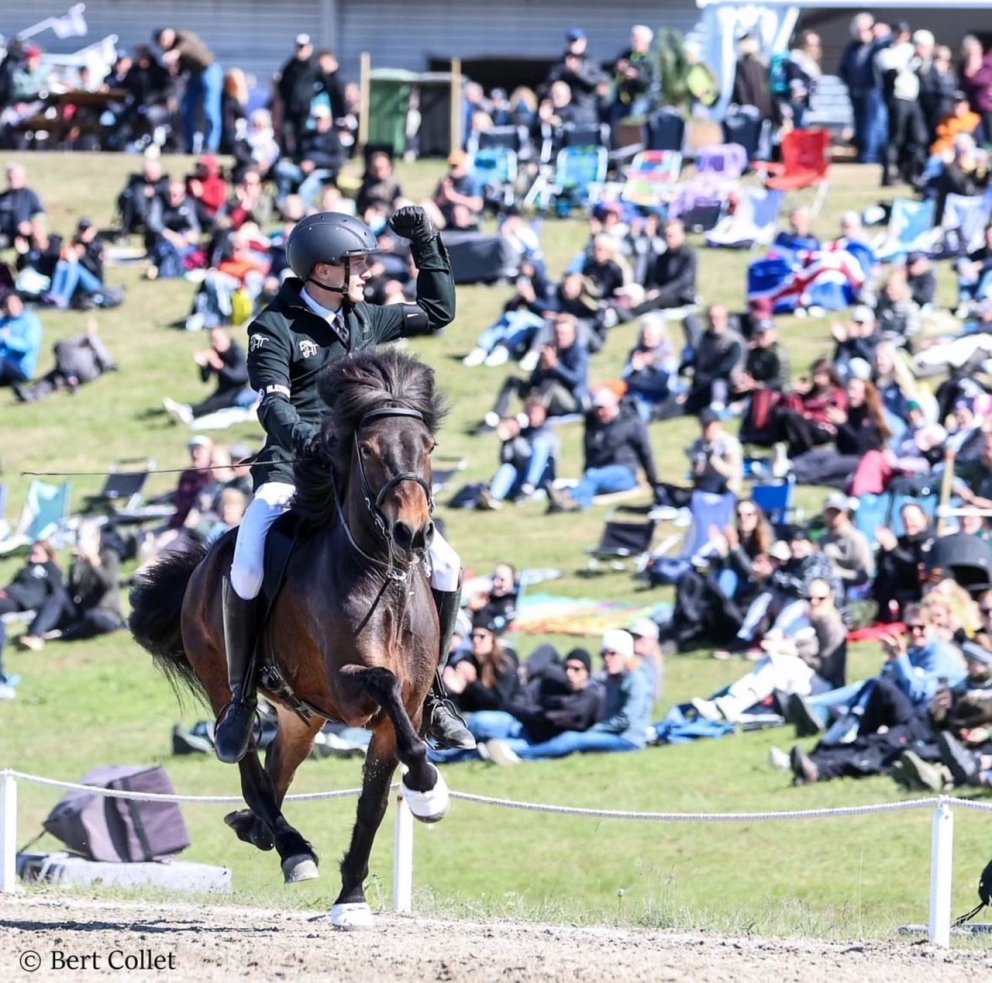 Jón Ársæll and Harpa Landsmót winners in Fivegait F1