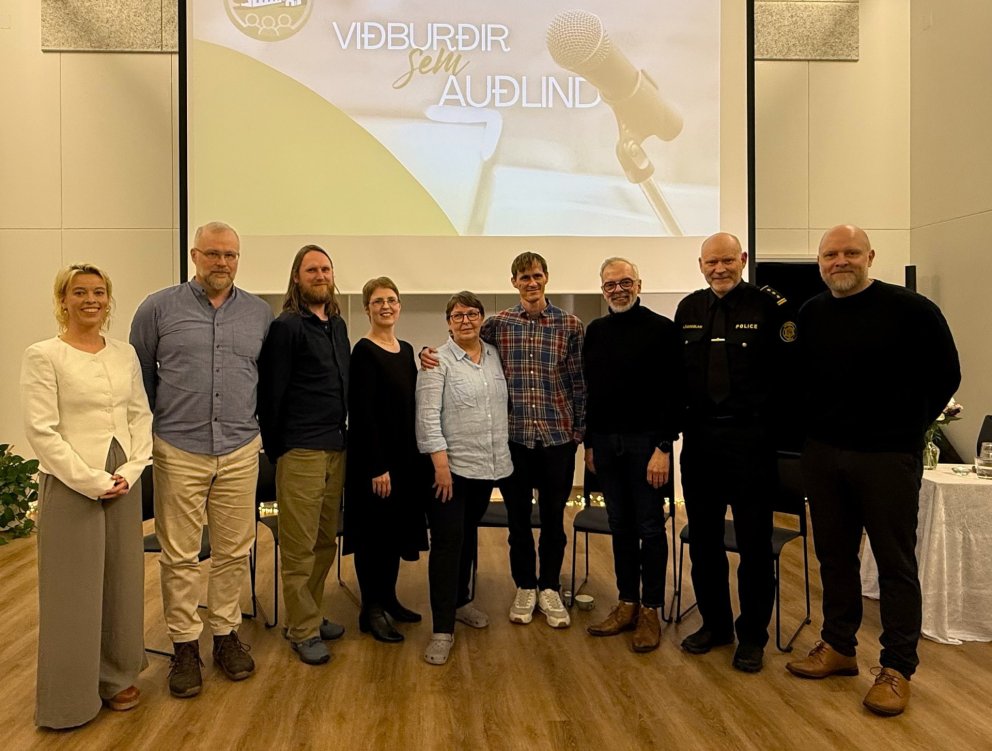 Photo caption (from left):
Thelma Marín Jónsdóttir, Kjartan Bollason, Rasmus Jensen, Ingibjörg Sigu&hellip;