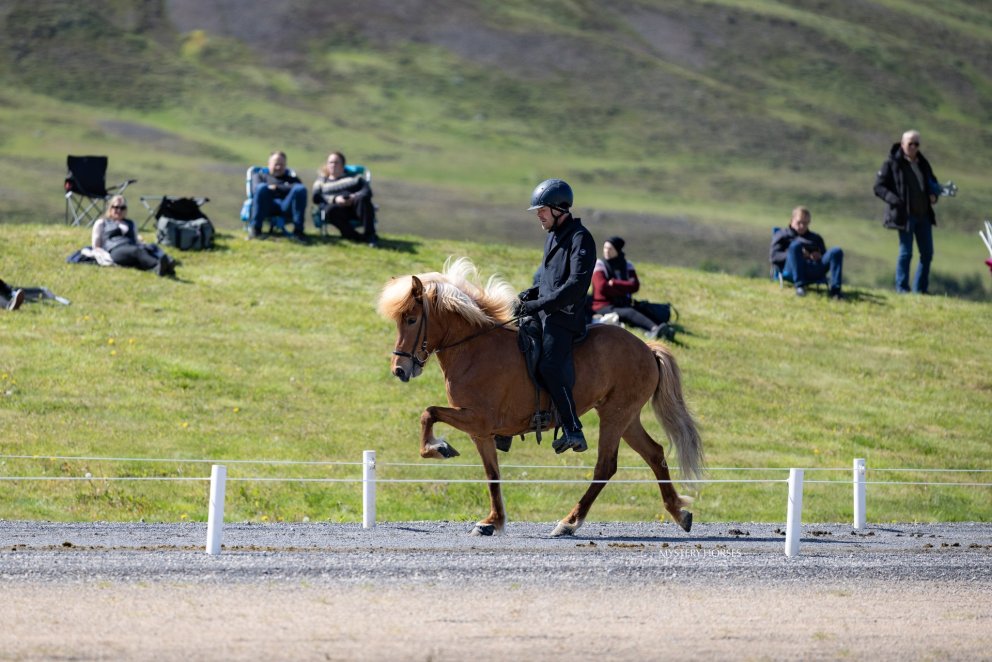 Daniel Jónsson og Glíma. Mynd Þórhildur Gunnarsdóttir