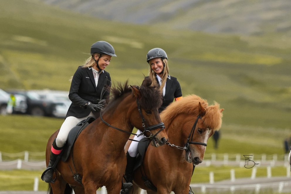 Þorgerður Gyða Ásmundsdóttir og Auður Stefánsdóttir. Mynd Freydís Bergsdóttir