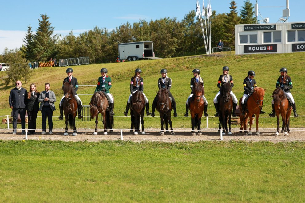 Matthías og Tumi sigruðu B-úrslit í Ungmennaflokki