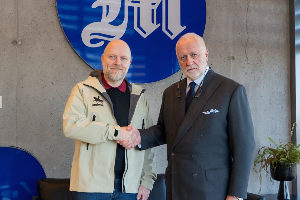 Áskell Heiðar Ásgeirsson, framkvæmdastjóri Landsmóts og Magnús E. Kristjánsson, framkvæmdastjóri söl&hellip;