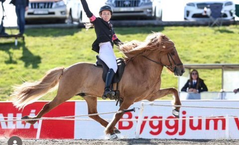 Sirkus and Hanna Rún won the B-finals in A-flokkur!