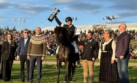Jakob Svavar and Skarpur frá Kýrholti are Landsmótswinners in Tölt T1