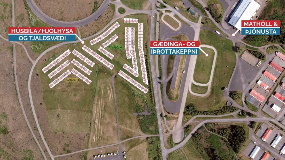 Tjaldsvæði hefur opnað!