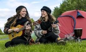 The tradition of camping at Landsmót