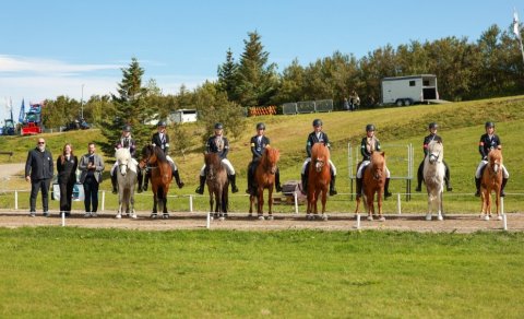 Svandis Aitken and Fjöður won the B-finals in Teenageclass