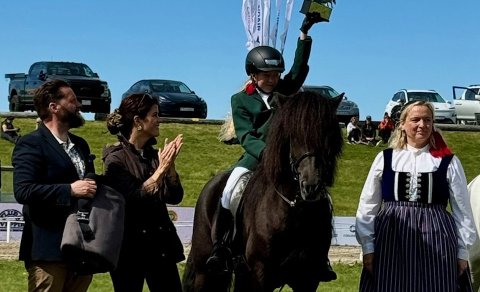 Viktoría Huld sigurvegari Barnaflokks