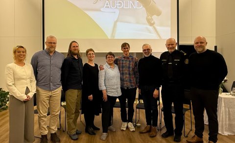 Photo caption (from left):
Thelma Marín Jónsdóttir, Kjartan Bollason, Rasmus Jensen, Ingibjörg Sigu&hellip;