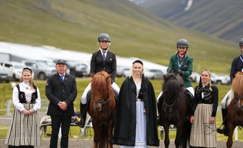 At the prize ceremony. Mynd Freydís Bergsdóttir