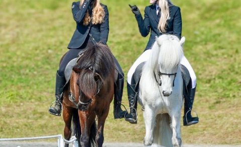 Íða Mekkin and Marín winners in Teenageclass at LM2024