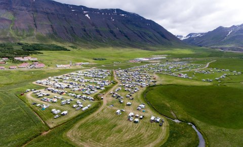 View of the campsite